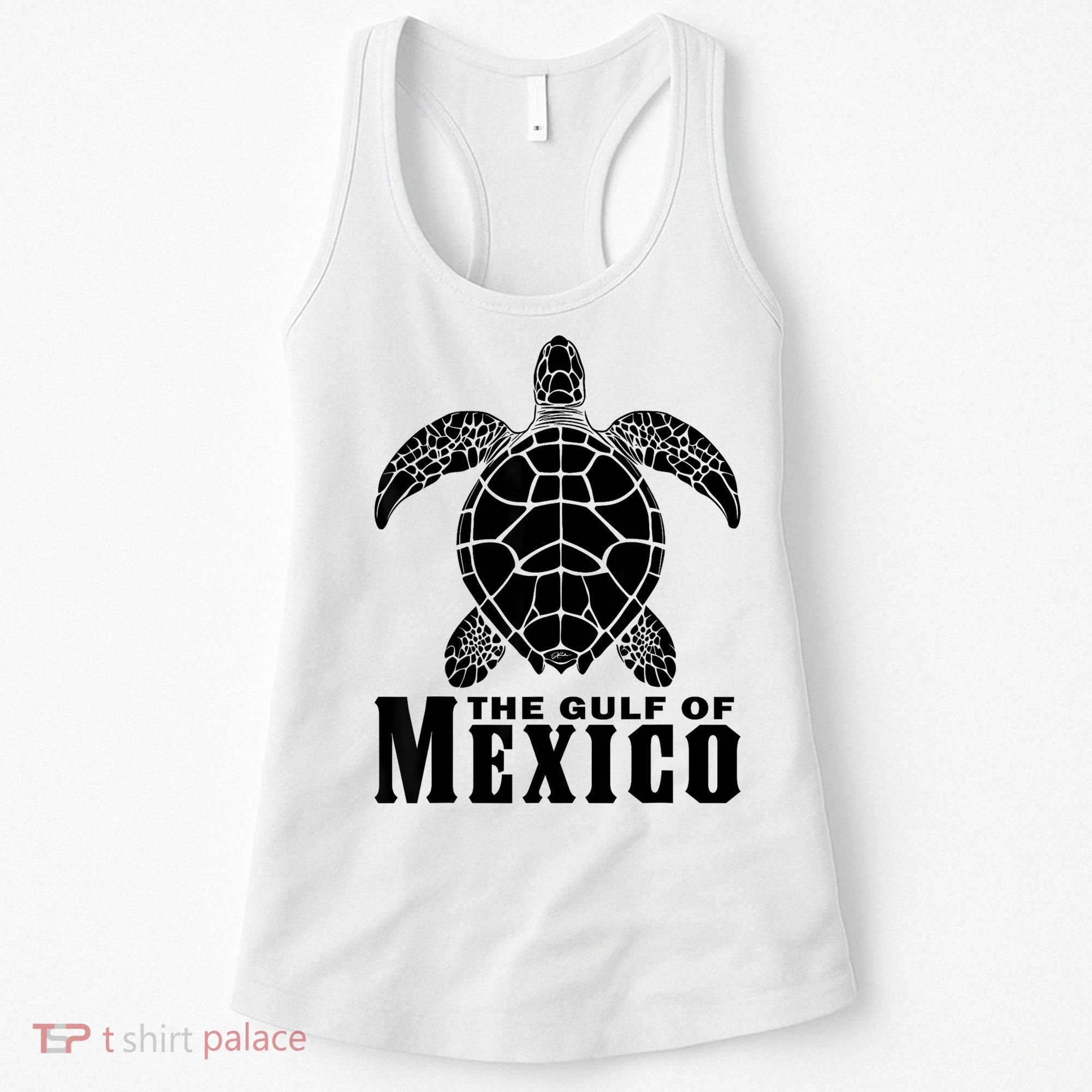The Gulf Of Mexico Sea Turtle Beach Women's Tank Top
