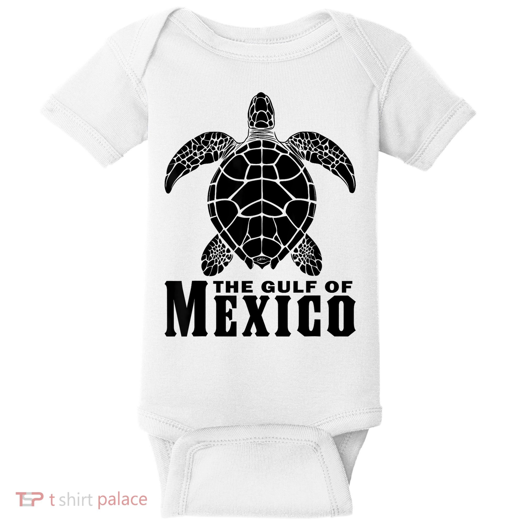 The Gulf Of Mexico Sea Turtle Beach Baby Bodysuit