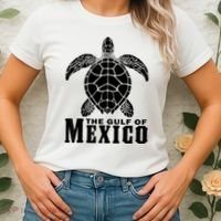 The Gulf Of Mexico Sea Turtle Beach Women's T-Shirt thumb 2