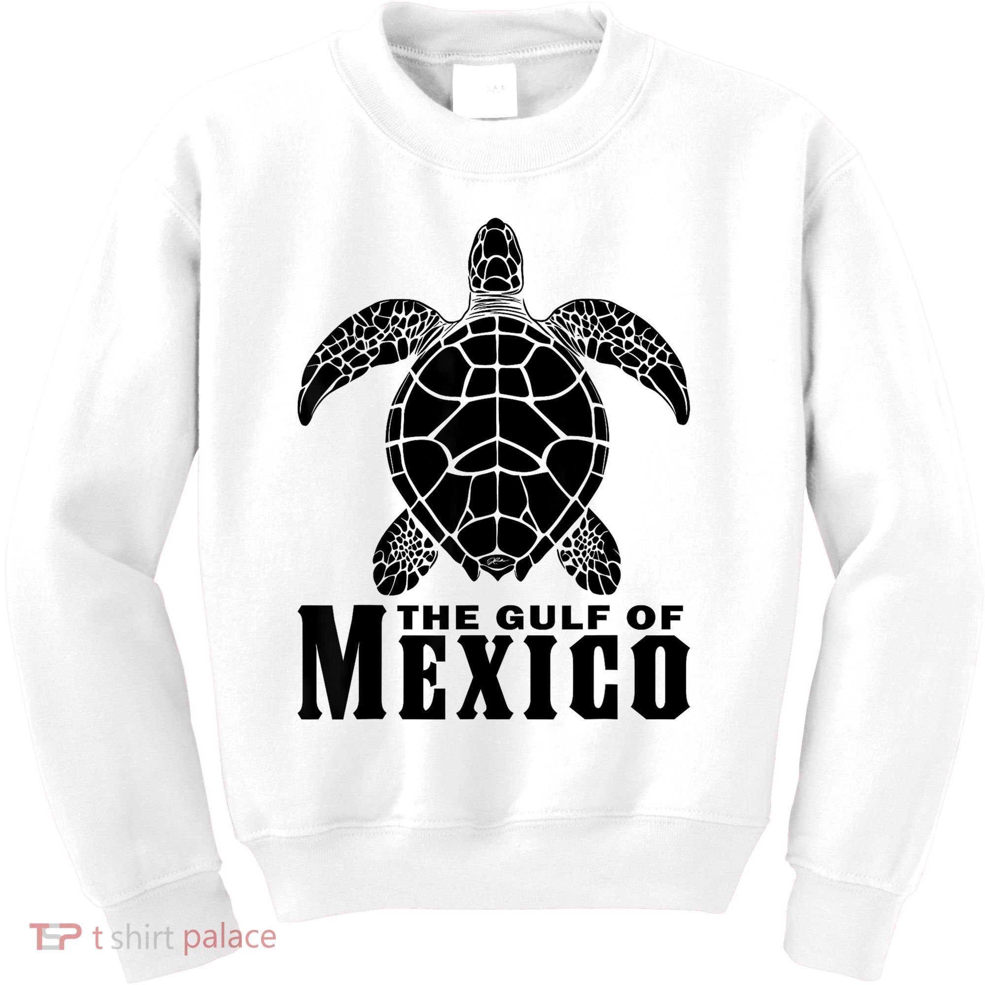 The Gulf Of Mexico Sea Turtle Beach Kids Sweatshirt
