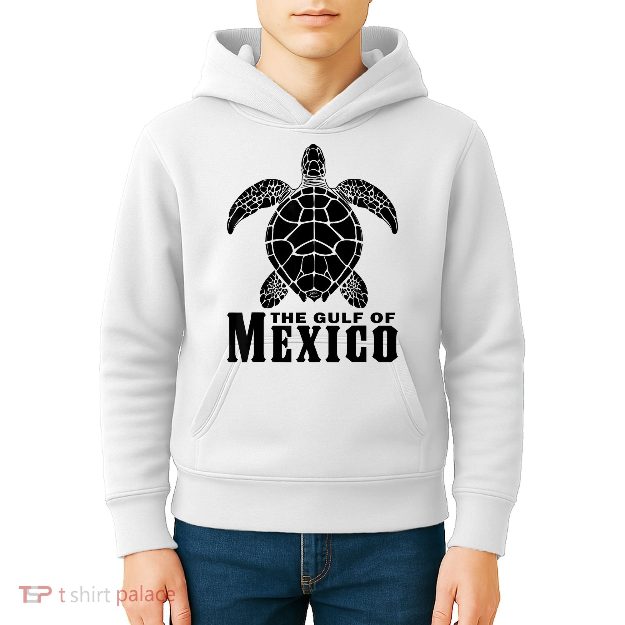 The Gulf Of Mexico Sea Turtle Beach Kids Hoodie