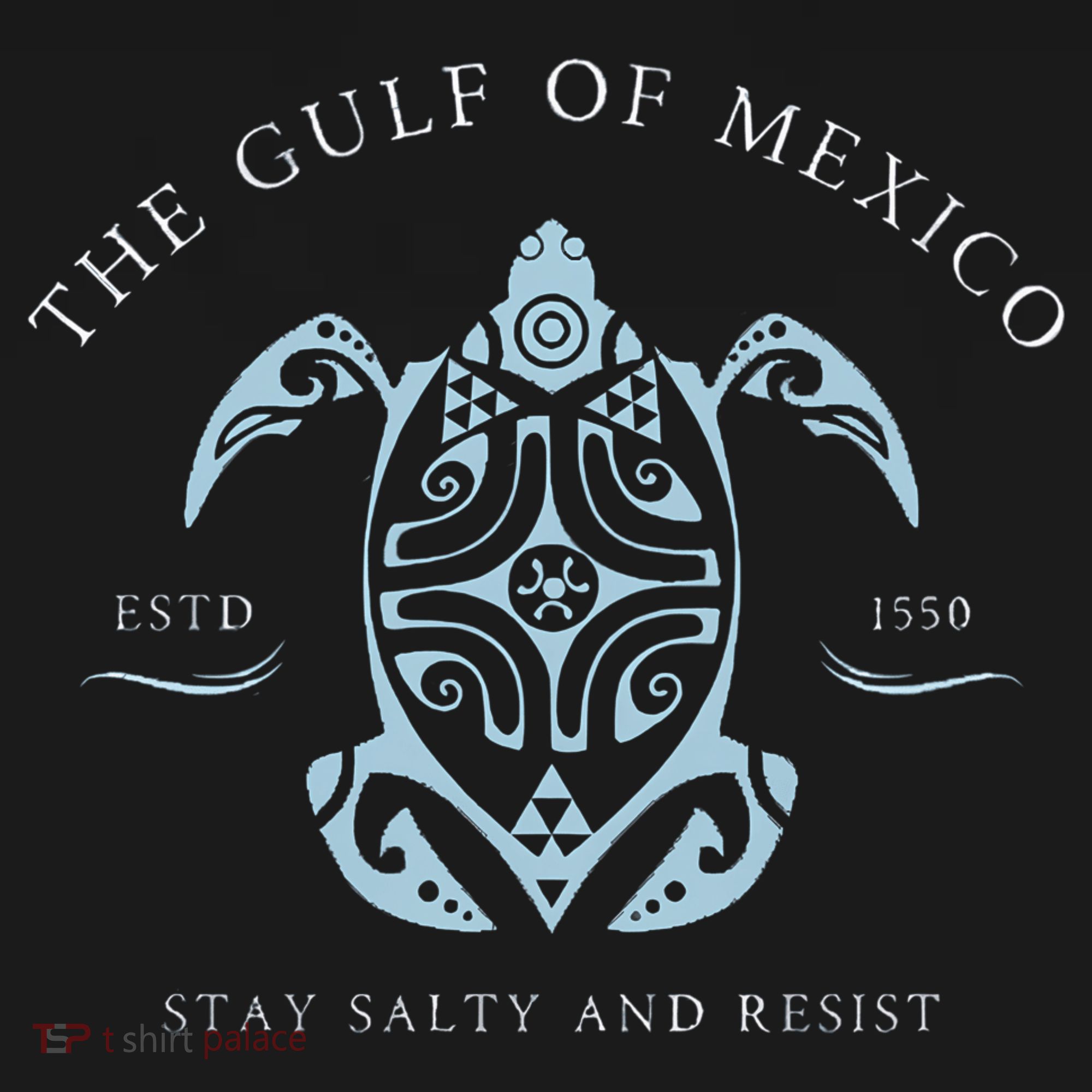 The Gulf Of Mexico Estd 1550 Stay Salty And Resist Women's Hoodie