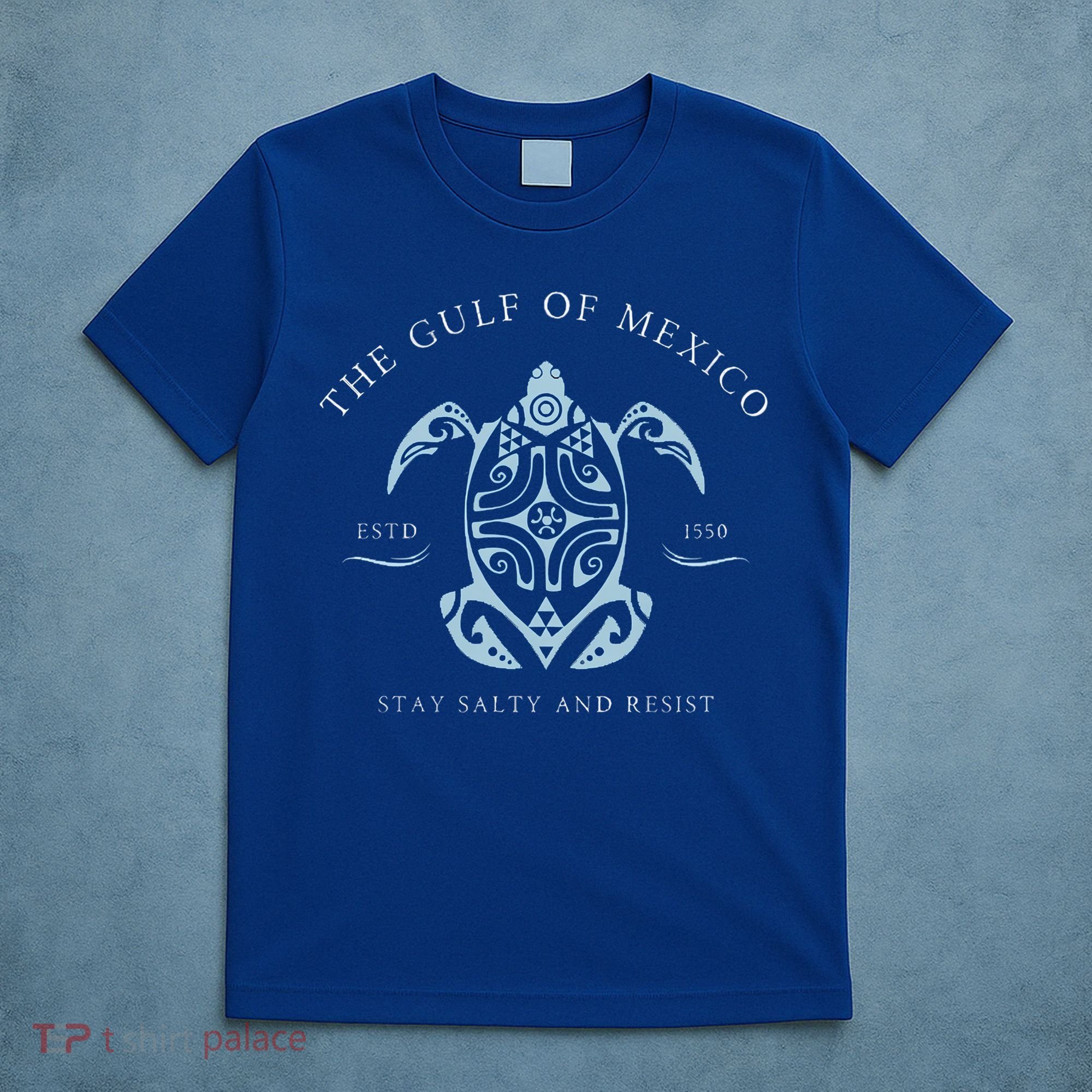 The Gulf Of Mexico Estd 1550 Stay Salty And Resist T-Shirt