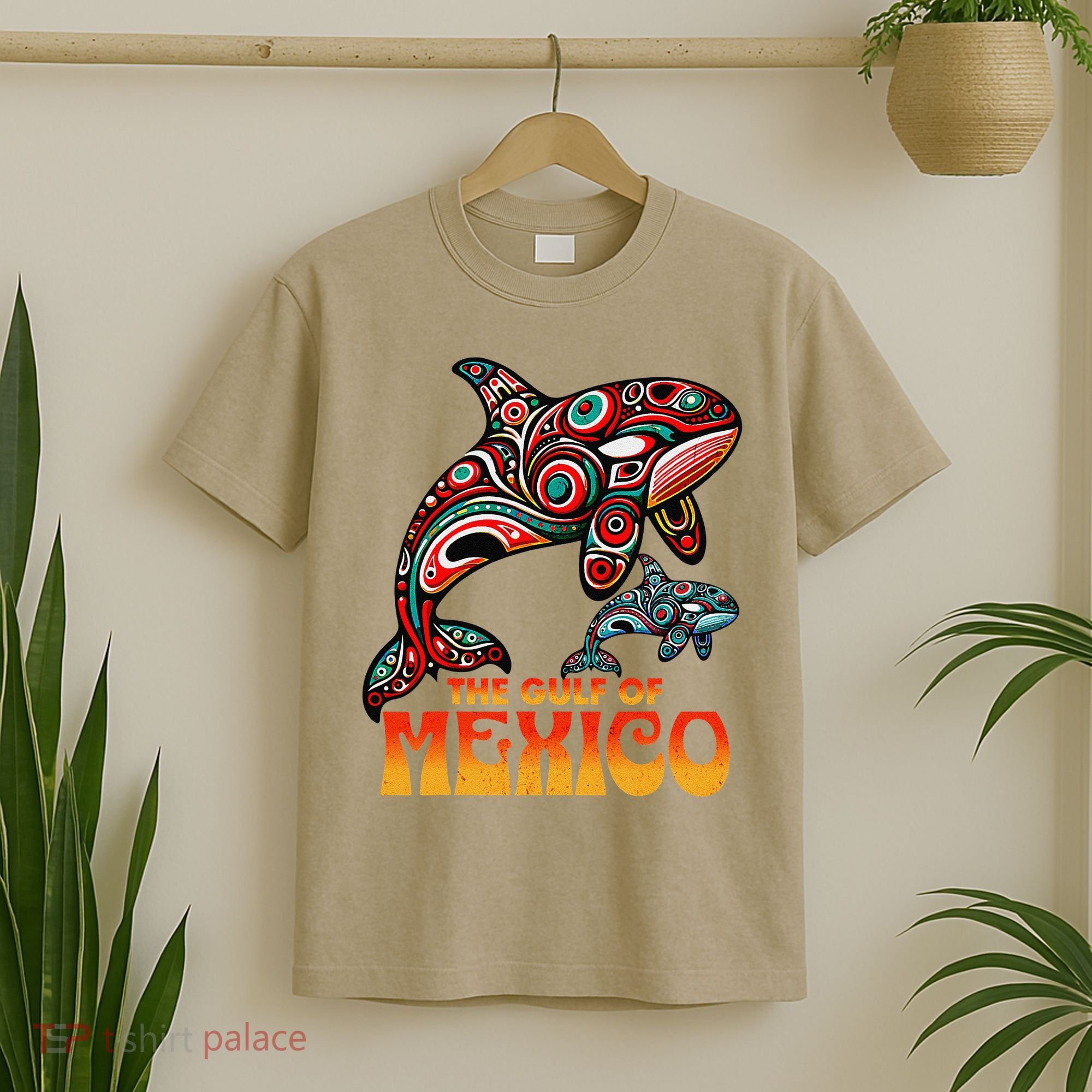The Gulf Of Mexico EDM Music Rave Aztec Sea Turtle Graphic T-Shirt