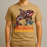 The Gulf Of Mexico EDM Music Rave Aztec Sea Turtle Graphic T-Shirt thumb 3