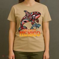 The Gulf Of Mexico EDM Music Rave Aztec Sea Turtle Graphic T-Shirt thumb 4