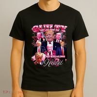 Trump Guilty Of Stealing My Heart Funny Donald Trump Lover T-Shirt thumb 3