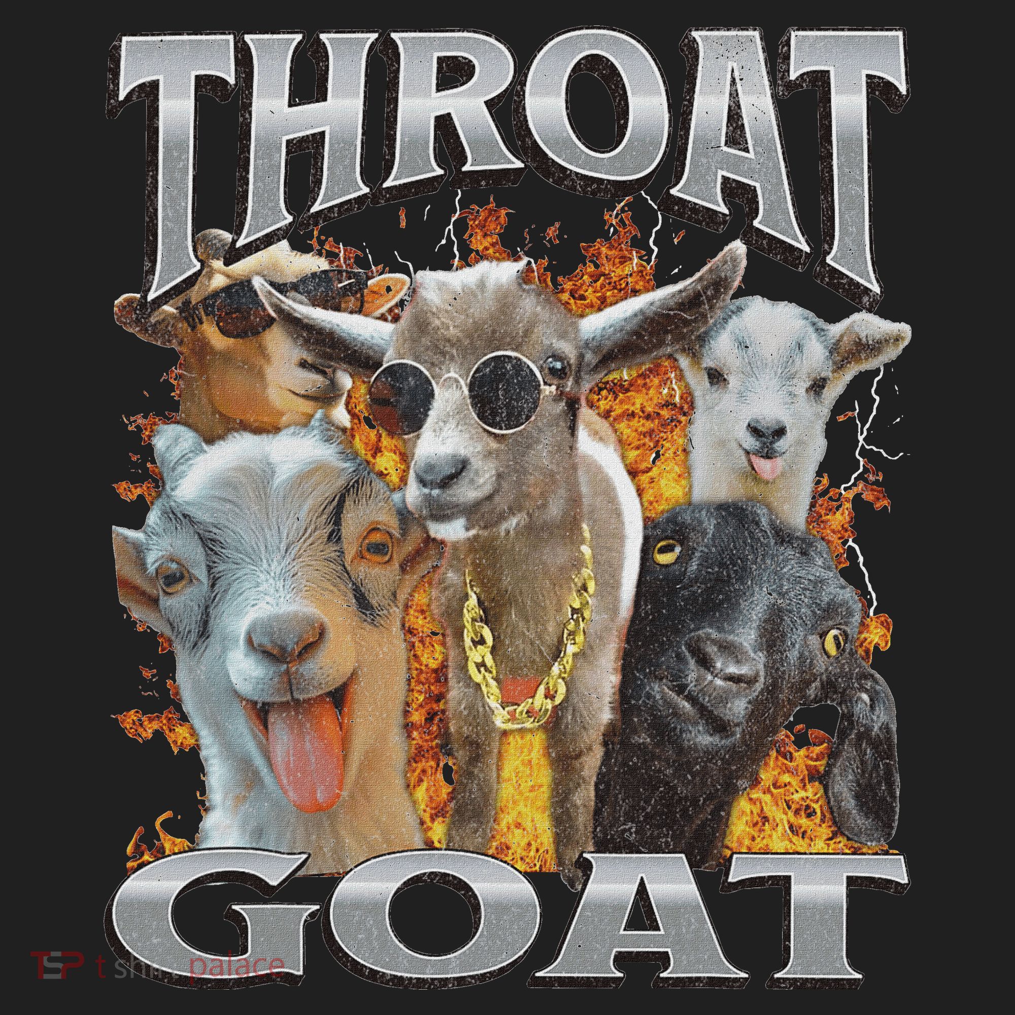Throat Goat Offensive Adult Humor Bootleg Women's Sweatshirt