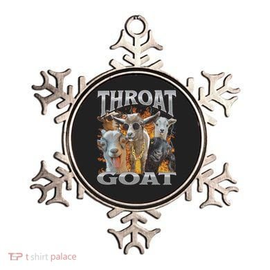 Throat Goat Offensive Adult Humor Bootleg Ornament