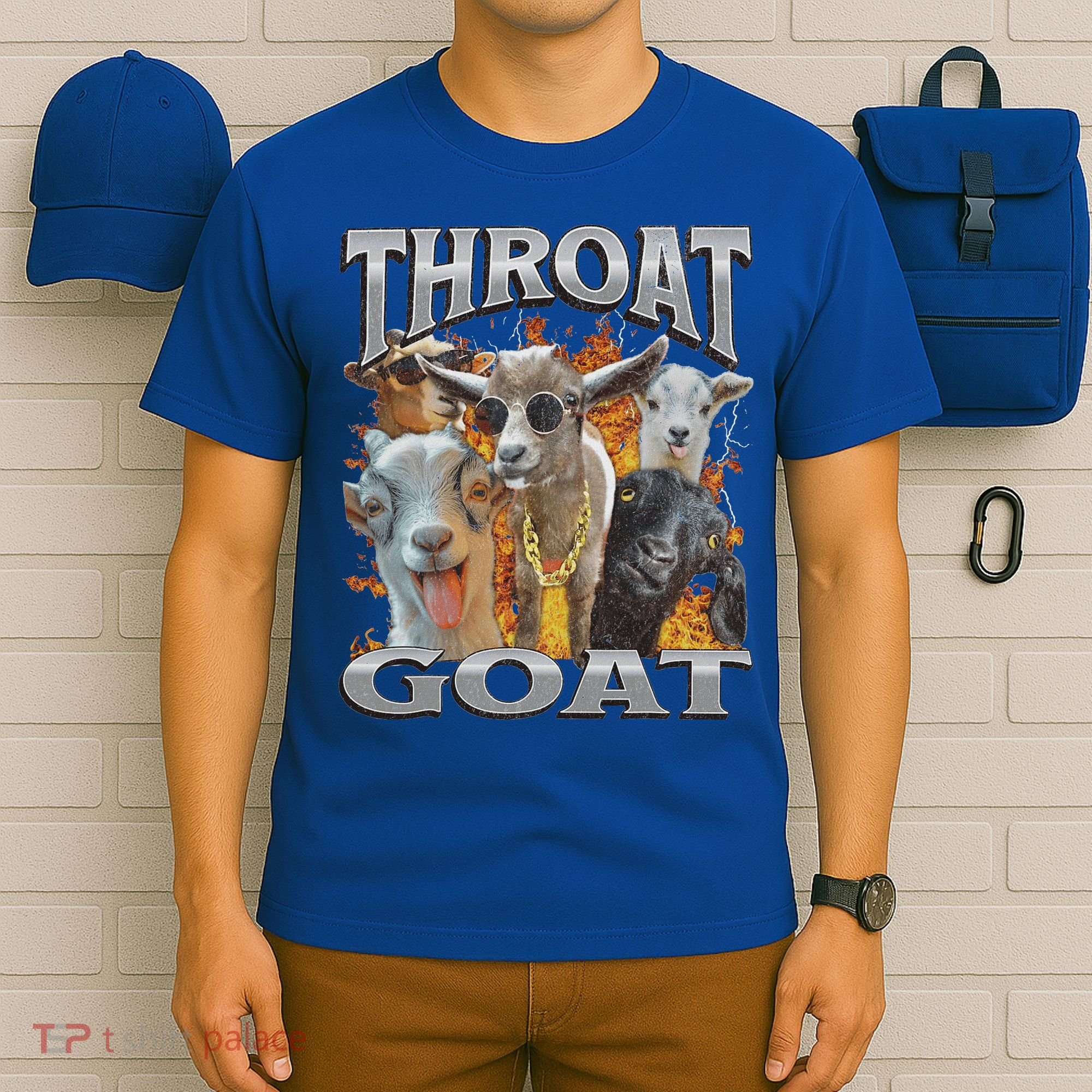 Throat Goat Offensive Adult Humor Bootleg T-Shirt