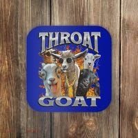 Throat Goat Offensive Adult Humor Bootleg Coaster thumb 0