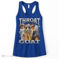 Throat Goat Offensive Adult Humor Bootleg Women's Tank Top thumb 0