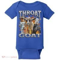 Throat Goat Offensive Adult Humor Bootleg Baby Bodysuit thumb 0