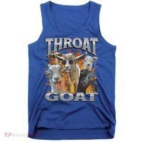 Throat Goat Offensive Adult Humor Bootleg Tank Top thumb 0