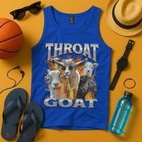 Throat Goat Offensive Adult Humor Bootleg Tank Top thumb 4