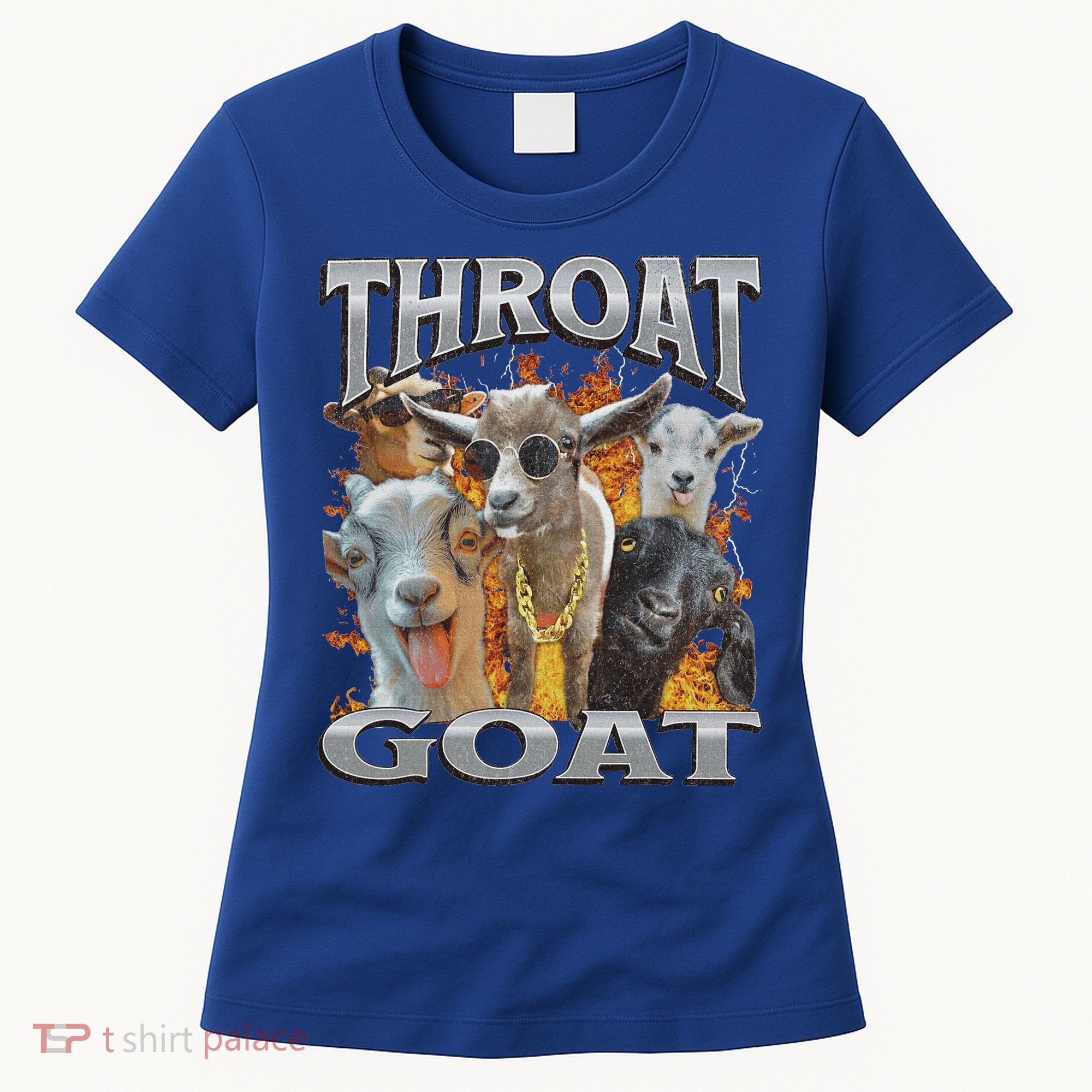 Throat Goat Offensive Adult Humor Bootleg Women's T-Shirt