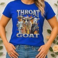 Throat Goat Offensive Adult Humor Bootleg Women's T-Shirt thumb 2