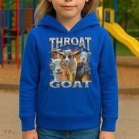 Throat Goat Offensive Adult Humor Bootleg Kids Hoodie thumb 3
