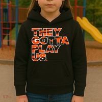 They Gotta Play Us Cincinnati Football Kids Hoodie thumb 3