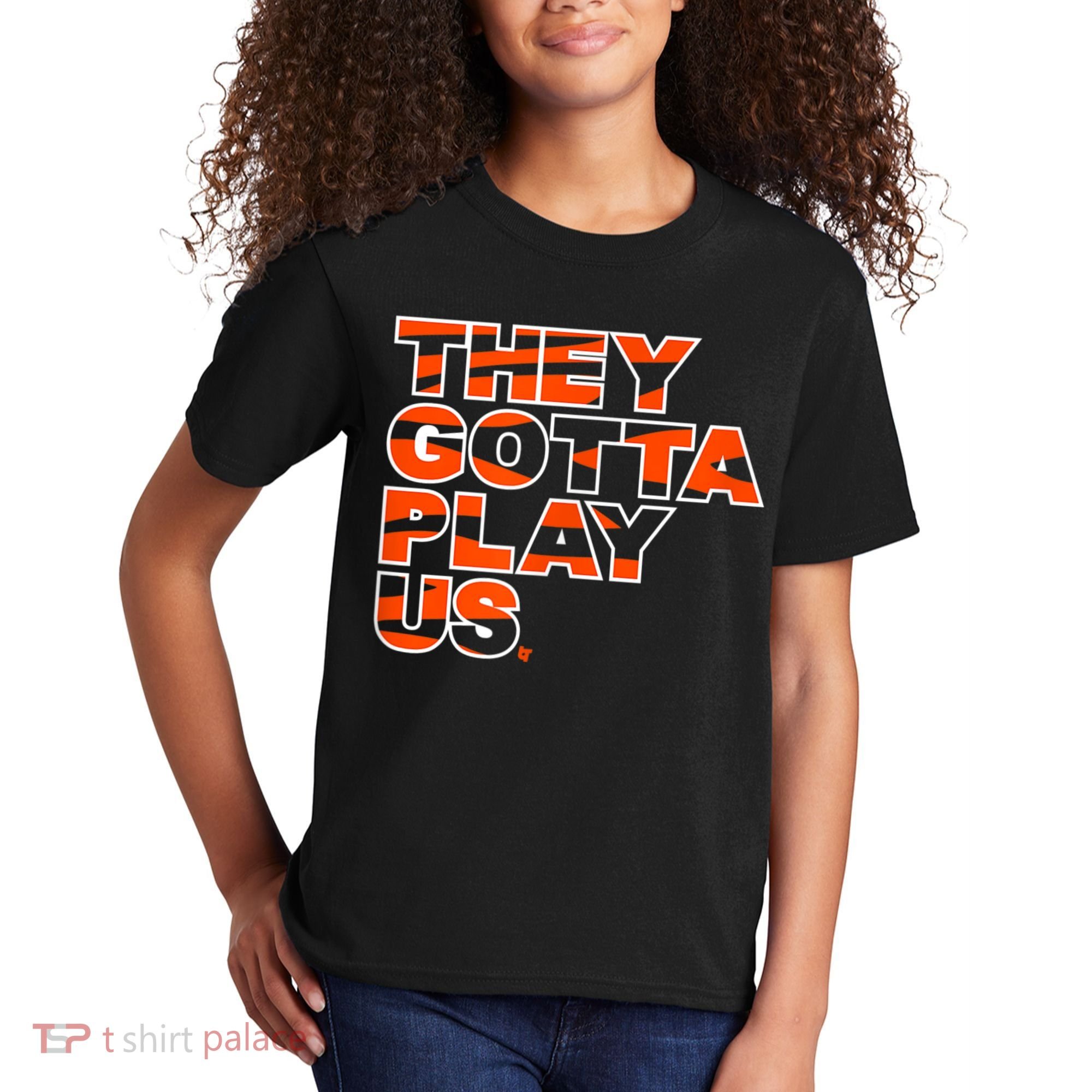 They Gotta Play Us Cincinnati Football Kids T-Shirt