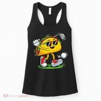 Taco Golf Player Cinco De Mayo Food Fiesta Mexican Golfer Women's Tank Top thumb 0