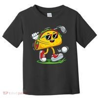 Taco Golf Player Cinco De Mayo Food Fiesta Mexican Golfer Toddler T-Shirt thumb 0