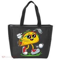 Taco Golf Player Cinco De Mayo Food Fiesta Mexican Golfer Tote Bag thumb 0