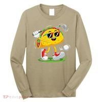 Taco Golf Player Cinco De Mayo Food Fiesta Mexican Golfer Long Sleeve Shirt thumb 0