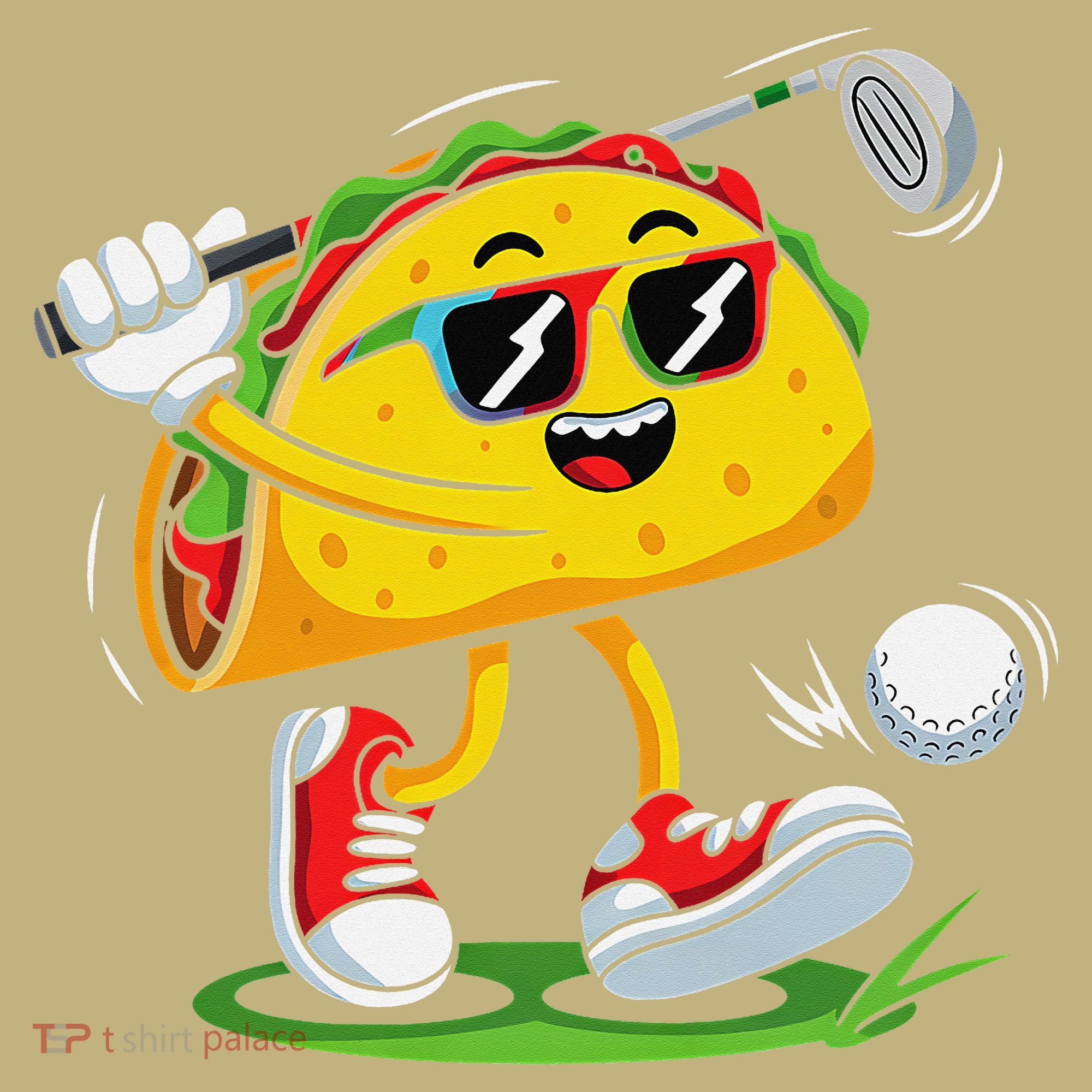 Taco Golf Player Cinco De Mayo Food Fiesta Mexican Golfer Sweatshirt