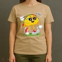 Taco Golf Player Cinco De Mayo Food Fiesta Mexican Golfer T-Shirt thumb 4