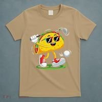 Taco Golf Player Cinco De Mayo Food Fiesta Mexican Golfer T-Shirt thumb 5