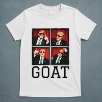 The Greatest President Photobooth Cool Donald Trump Goat T-Shirt thumb 5