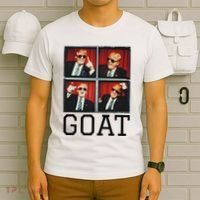 The Greatest President Photobooth Cool Donald Trump Goat T-Shirt thumb 6