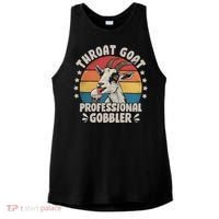Throat Goat Professional Gobbler Funny Ladies PosiCharge Tri-Blend Wicking Tank thumb 0