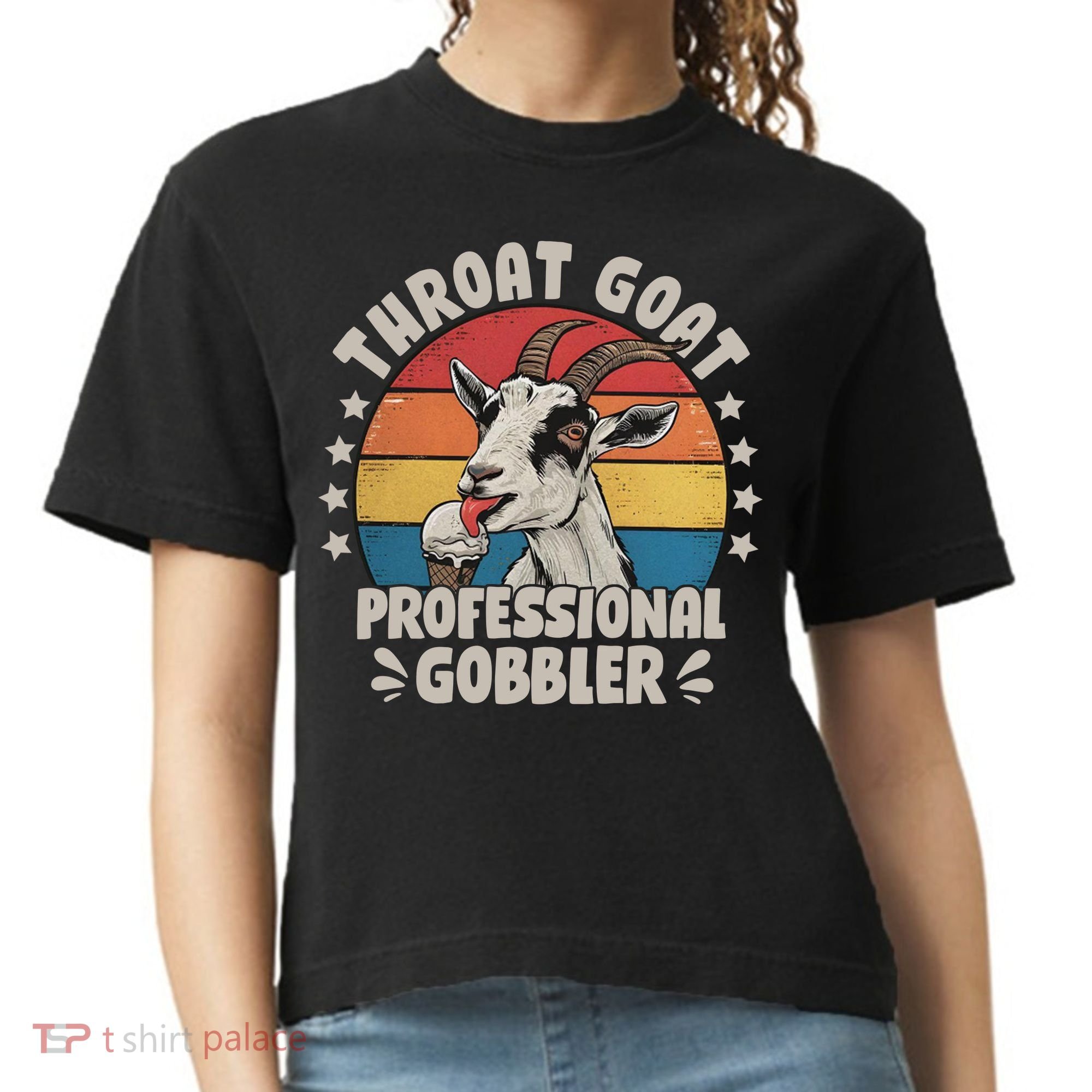 Throat Goat Professional Gobbler Funny Comfort Colors Boxy T-Shirt