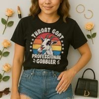 Throat Goat Professional Gobbler Funny Comfort Colors Boxy T-Shirt thumb 2