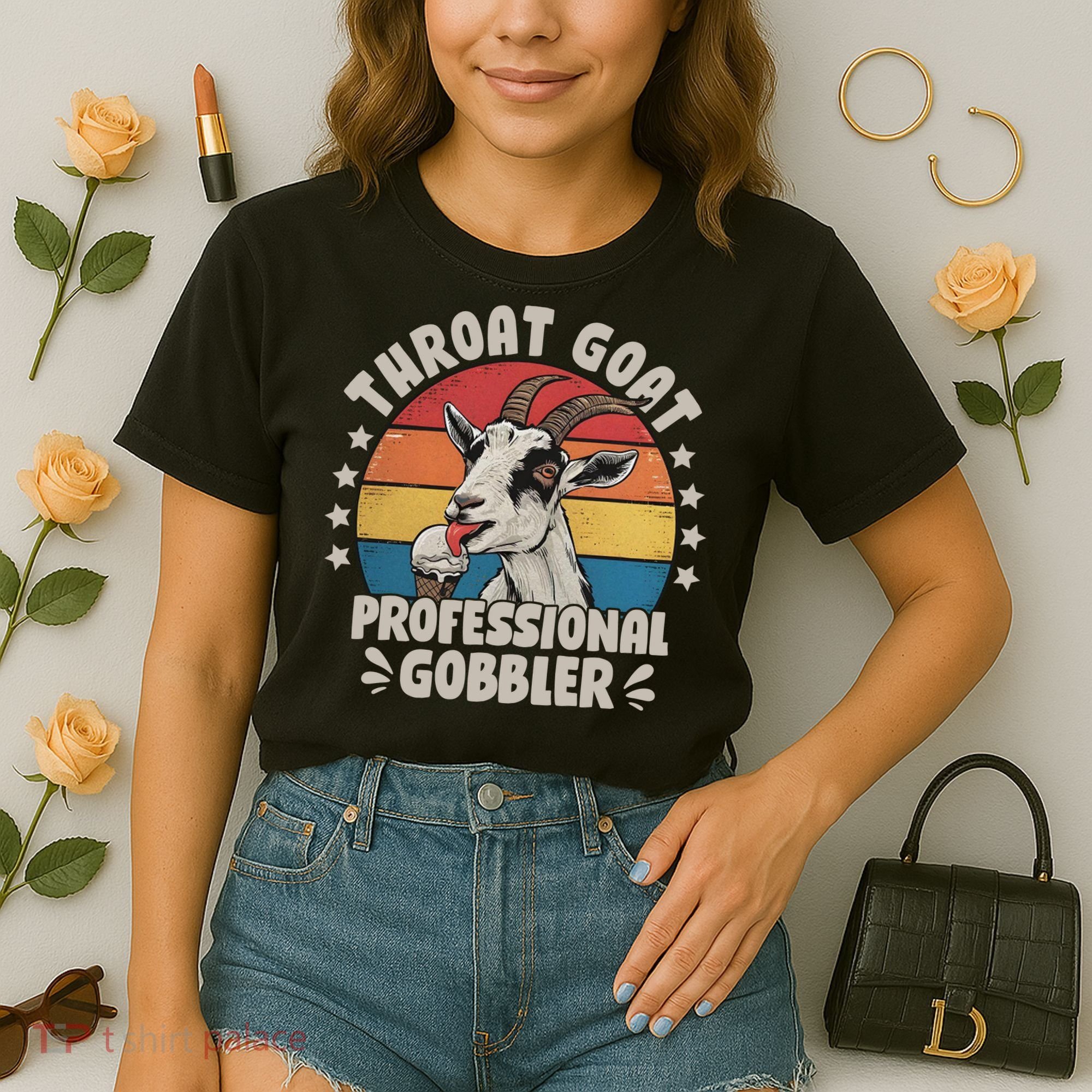 Throat Goat Professional Gobbler Funny Comfort Colors Boxy T-Shirt