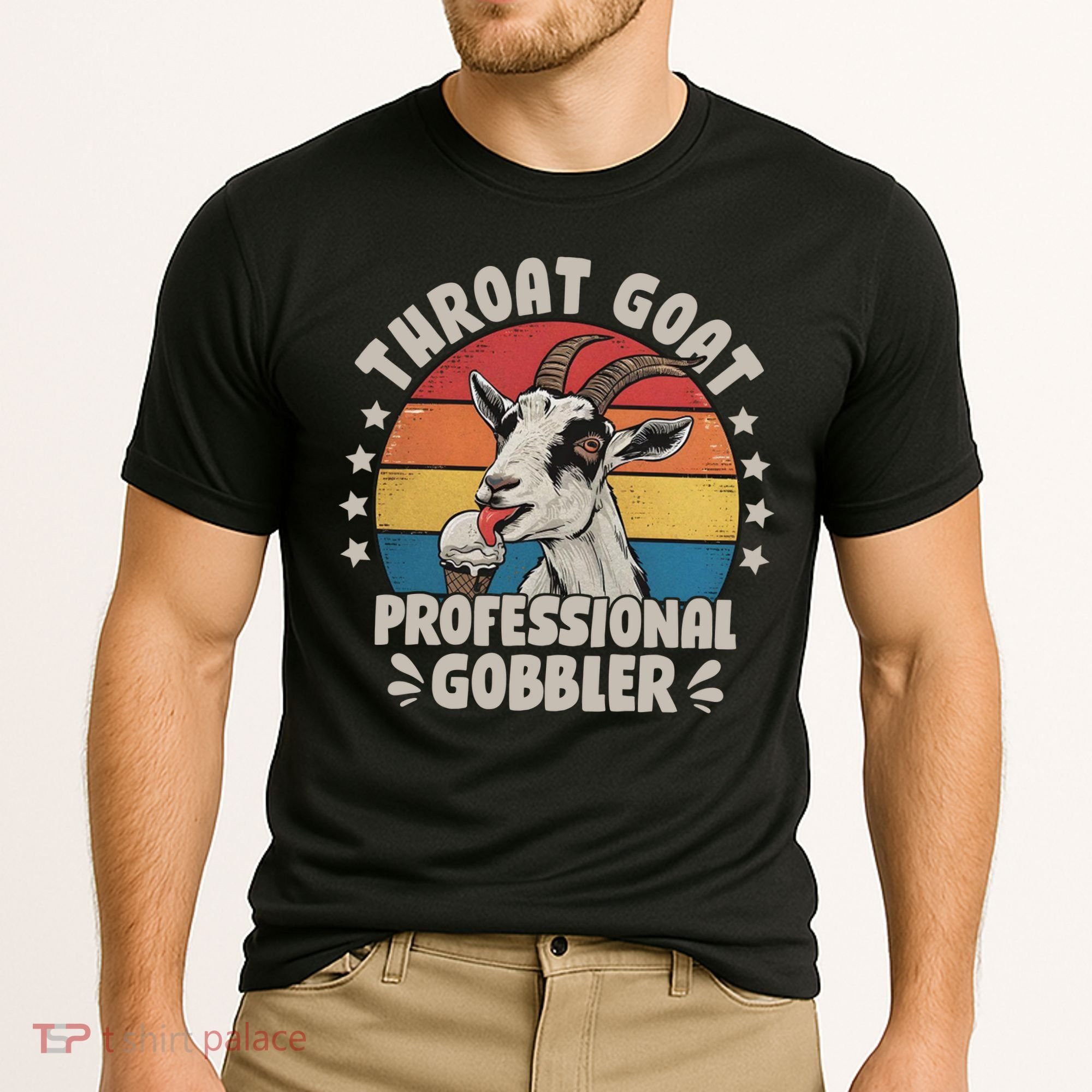 Throat Goat Professional Gobbler Funny Cooling Performance Crew T-Shirt