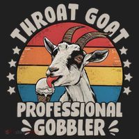 Throat Goat Professional Gobbler Funny Adult Drive Performance Visor thumb 2