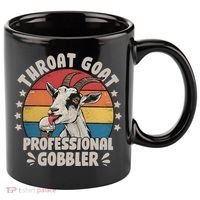 Throat Goat Professional Gobbler Funny 11oz C Handle Ceramic Mug thumb 0