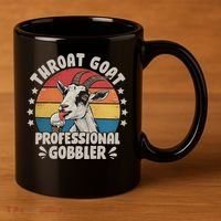 Throat Goat Professional Gobbler Funny 11oz C Handle Ceramic Mug thumb 3