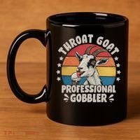 Throat Goat Professional Gobbler Funny 11oz C Handle Ceramic Mug thumb 4
