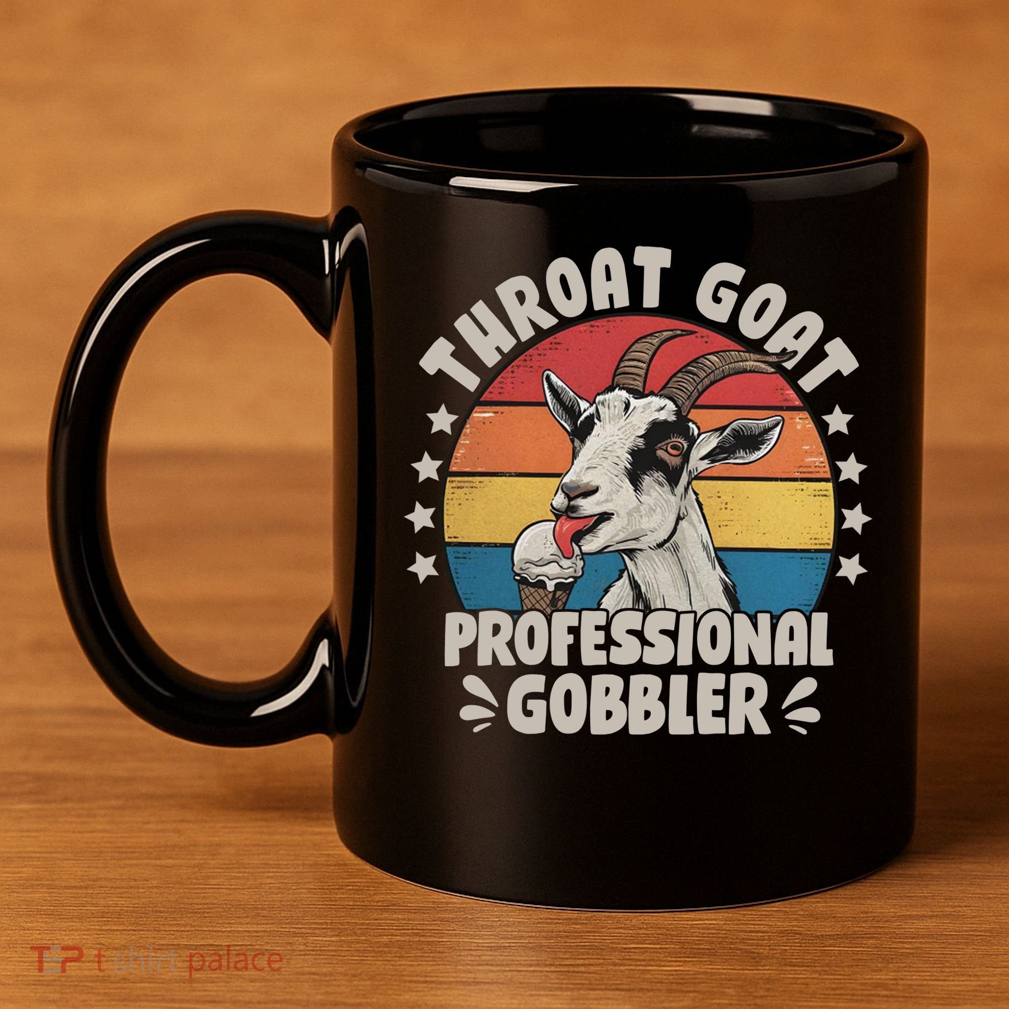 Throat Goat Professional Gobbler Funny 11oz C Handle Ceramic Mug