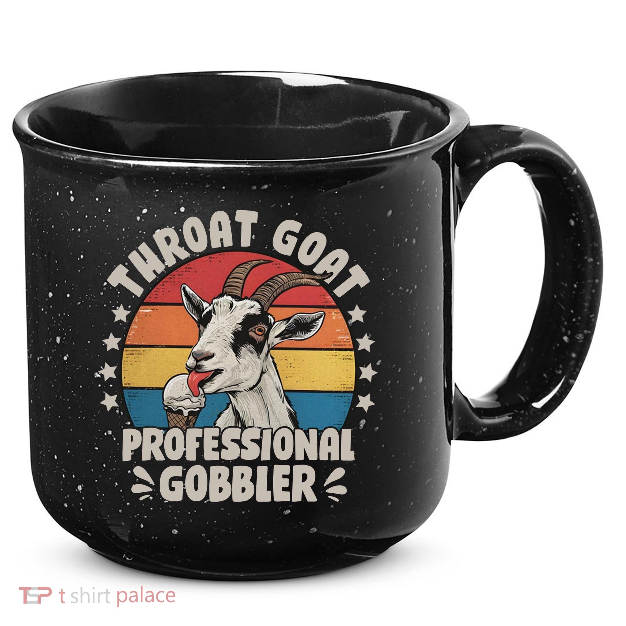 Throat Goat Professional Gobbler Funny 15oz Campfire Ceramic Mug