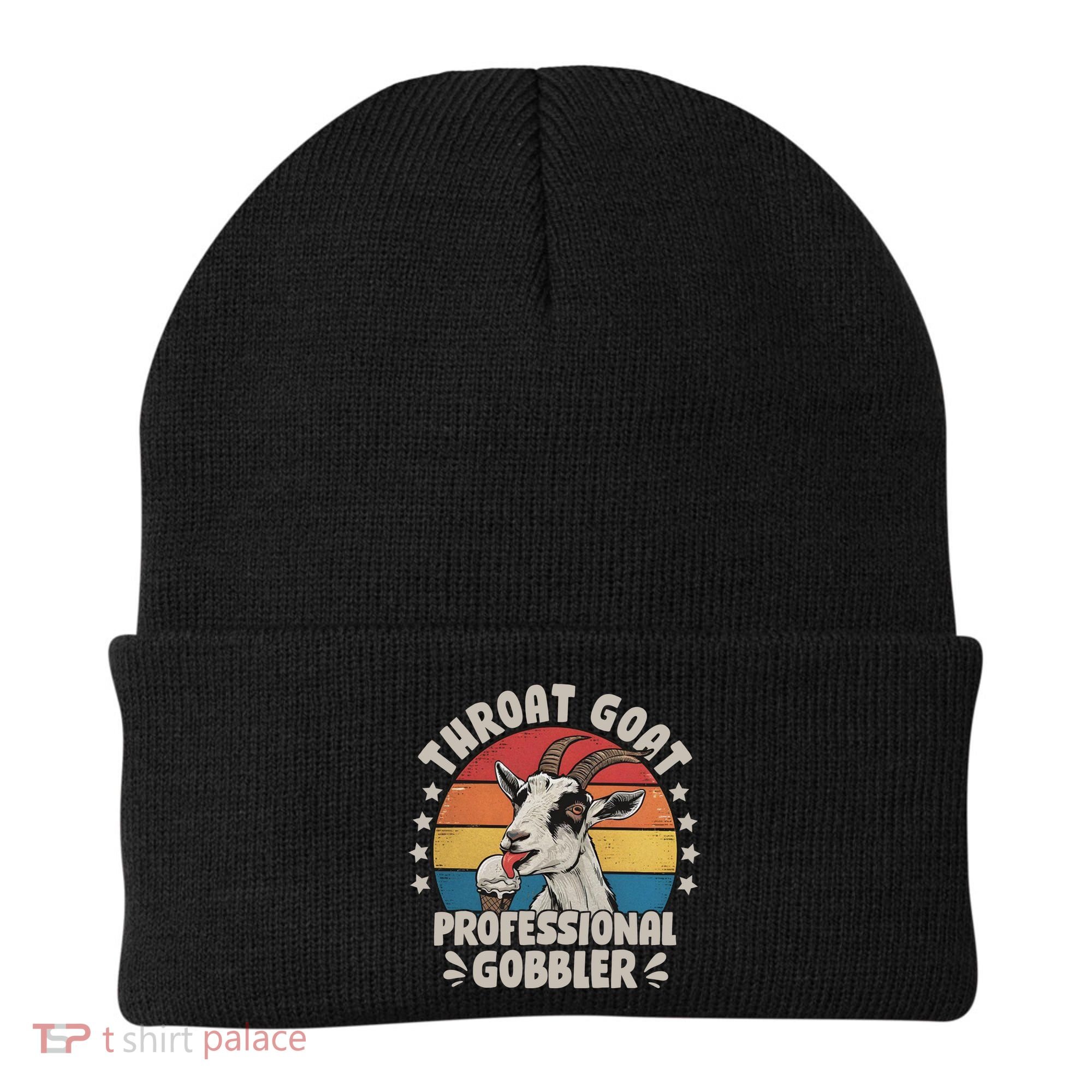 Throat Goat Professional Gobbler Funny Beanie