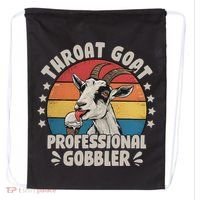 Throat Goat Professional Gobbler Funny Drawstring Bag thumb 0
