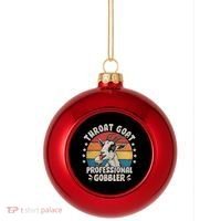 Throat Goat Professional Gobbler Funny Plastic Christmas Ball Ornament thumb 0