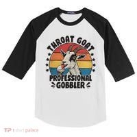 Throat Goat Professional Gobbler Funny Kids Colorblock Raglan Jersey thumb 0