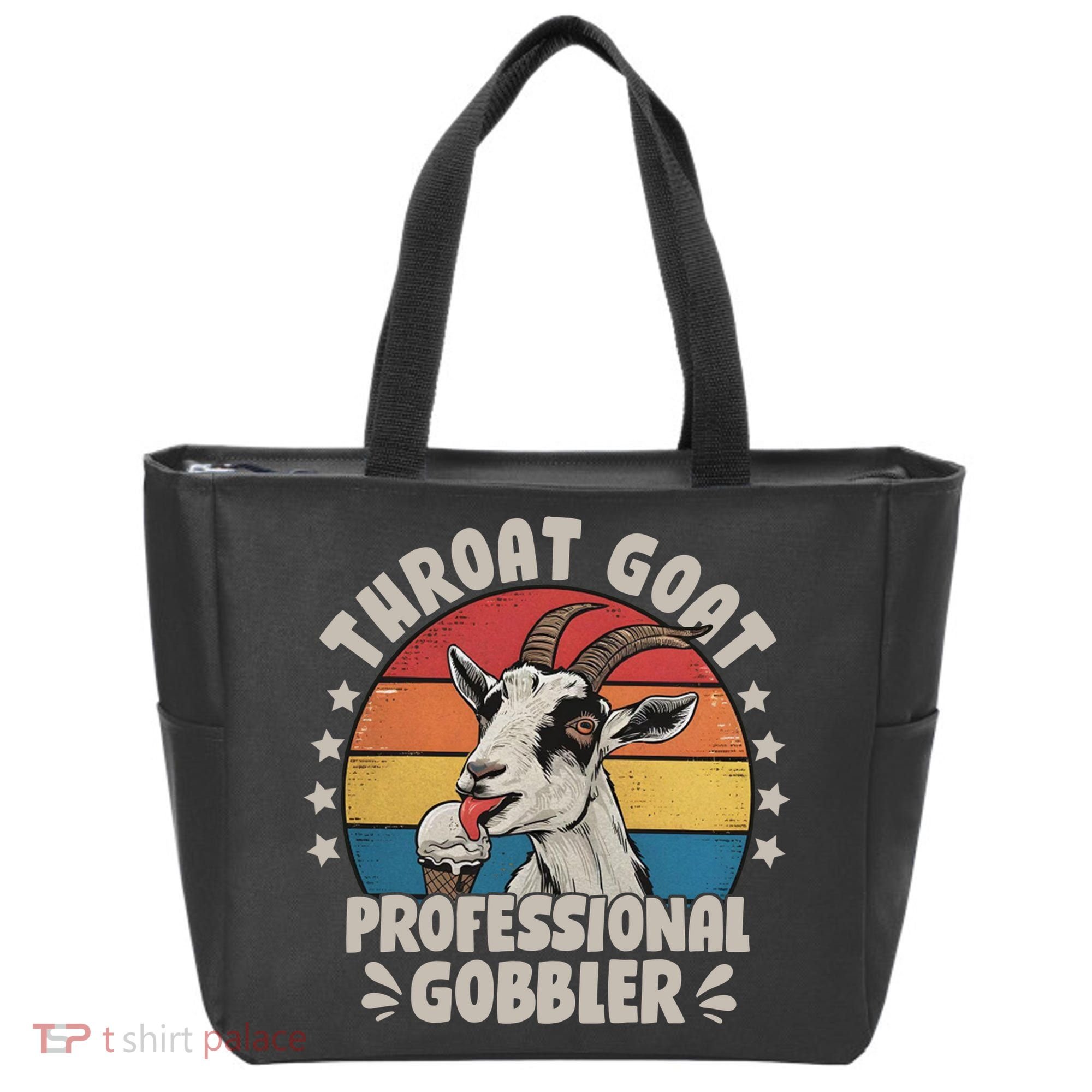 Throat Goat Professional Gobbler Funny Tote Bag