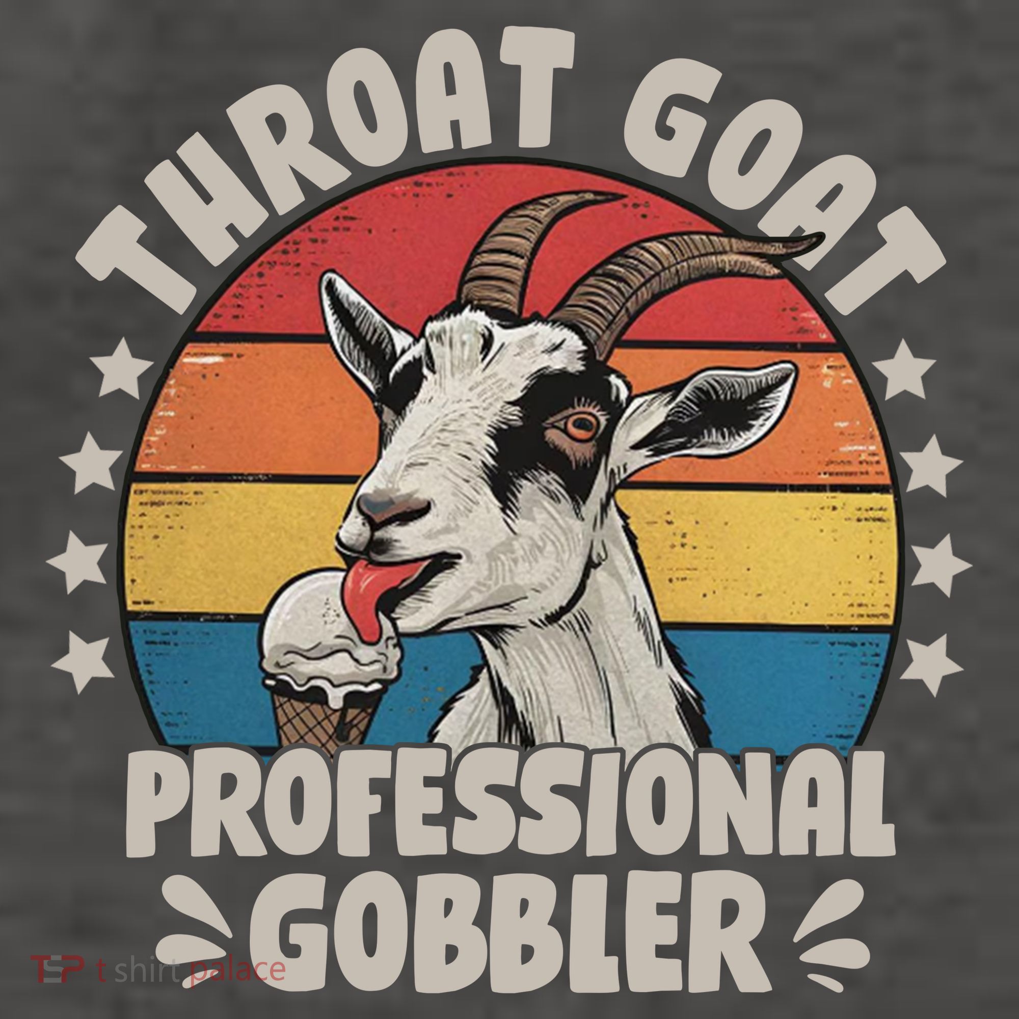 Throat Goat Professional Gobbler Funny Vector Backpack